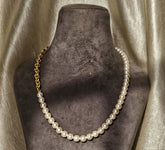 18K Gold Plated Pearl Necklace