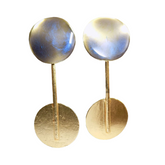 Gold plated Long Stud Style Different Design of Earring SKU5893