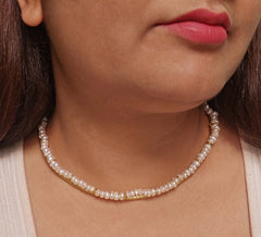 18K Gold Plated Pearl Necklace