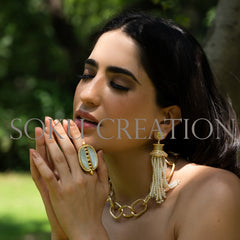 Gold plated Unique Designer Jewelry Set