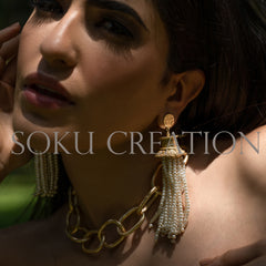 Gold plated Unique Designer Jewelry Set