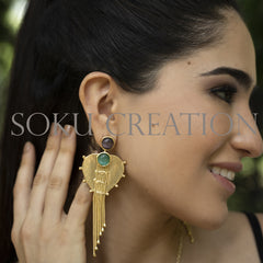 Unique Gold plated Designer Jewelry Set