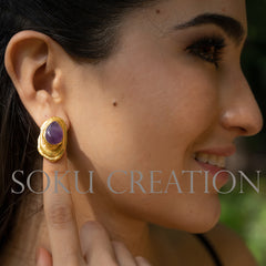 A Gold plated Designer Jewelry Set
