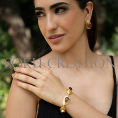 A Gold plated Designer Jewelry Set