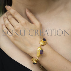 A Gold plated Designer Jewelry Set