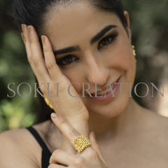 Gold plated Designer Jewelry Set