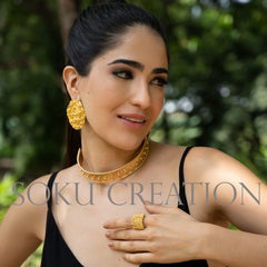 Gold plated Designer Jewelry Set