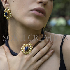 Gold plated Unique Designer Jewelry Set