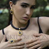 Gold plated Unique Designer Jewelry Set