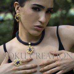 Gold plated Unique Designer Jewelry Set