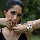 Gold plated Unique Designer Jewelry Set