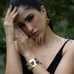 Gold plated Unique Designer Jewelry Set