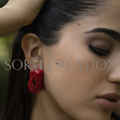 Enamel Designer Gemstone Jewelry Set