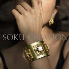 Gold plated Designer Gemstone Jewelry Set