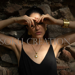 Gold plated Designer Gemstone Jewelry Set