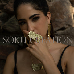 Gold plated Designer Gemstone Jewelry Set