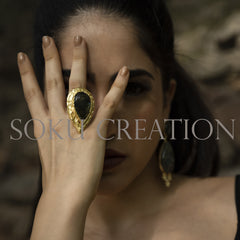 Unique Gold plated Designer Jewelry Set