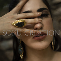Unique Gold plated Designer Jewelry Set