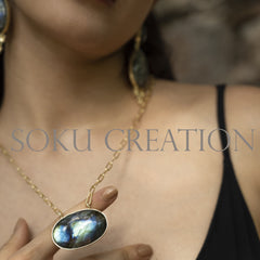 Unique Gold plated Designer Jewelry Set