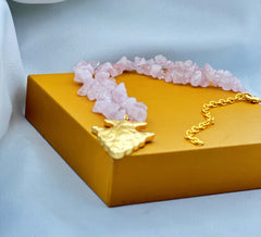 18K Gold Plated Gemstone Buffalo Pendant Necklace