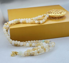 18K Gold Plated Gemstone Filigree Pendant Necklace