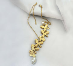 18K Gold Plated Designer Necklace