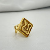 Gold Statement Ring SOKU#7849