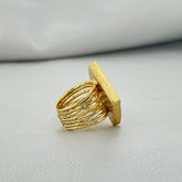 Gold Statement Ring SOKU#7849