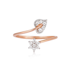 92.5 Sterling Silver gold plated zirconia ring