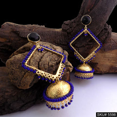 Gold plated Drop & Dangle Jhumki Earring SKU5598