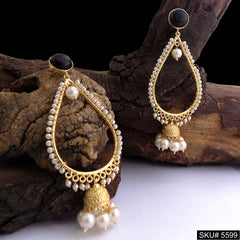 Gold plated Drop & Dangle Jhumki Earring SKU5599