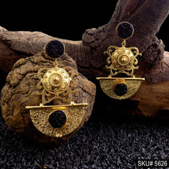 Gold plated Drop & Dangle Gemstone Earring SKU5626