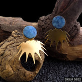 Gold plated Statement Drop & Dangle Earring SKU5632