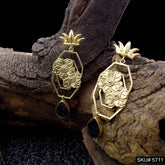 Gold plated Handmade Statement Drop and Dangle Earring SKU5711