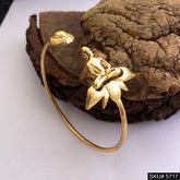 Gold Plated Statement Designer Cuff SKU5717