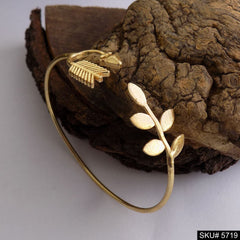 Gold Plated Statement Unique Designer Cuff SKU5719