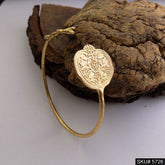Gold Plated Natural Statement Unique Designer Cuff SKU5726