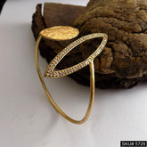 Gold Plated Unique Statement Designer Cuff SKU5729