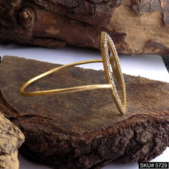 Gold Plated Unique Statement Designer Cuff SKU5729