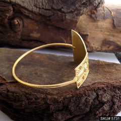 Gold Plated Unique Statement Designer Cuff SKU5731