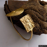 Gold Plated Unique Statement Designer Cuff SKU5731