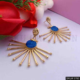 Gold plated Designer Statement Drop and Dangle Earring SKU5760