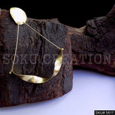 Gold plated Tangle Designer Drop and Dangle Earring SKU5817