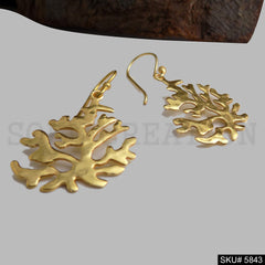 Gold plated Handmade Designer Ear Wire Earring SKU5843