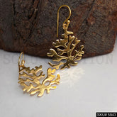 Gold plated Handmade Designer Ear Wire Earring SKU5843