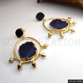 Gold plated Drop and Dangle Designer Earring SKU5896