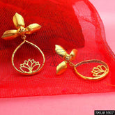 Gold plated Designer Handmade Drop and Dangle Earring SKU5907