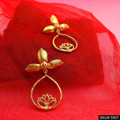 Gold plated Designer Handmade Drop and Dangle Earring SKU5907