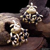 Gold plated Designer Big Stud Earring SKU5917