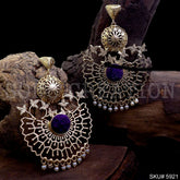 Gold plated Designer Statement Drop and Dangle Earring SKU5921